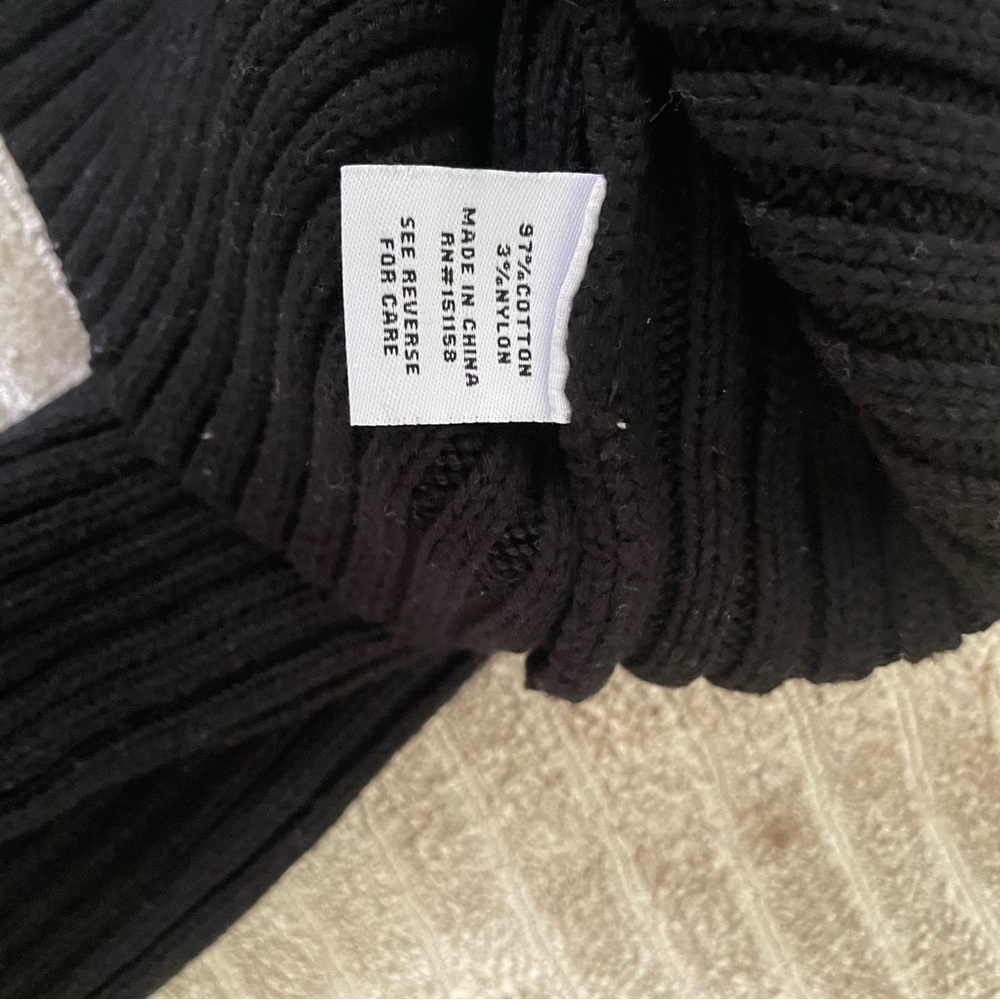 525 Ribbed Knit Zip Cardigan - Picture 6 of 7